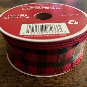 Celebrate it. Black and White Wired Ribbon